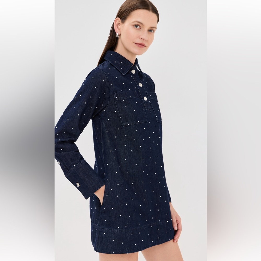 Aligne Grace Dress Sz 4 in Indigo - Picture 5 of 5